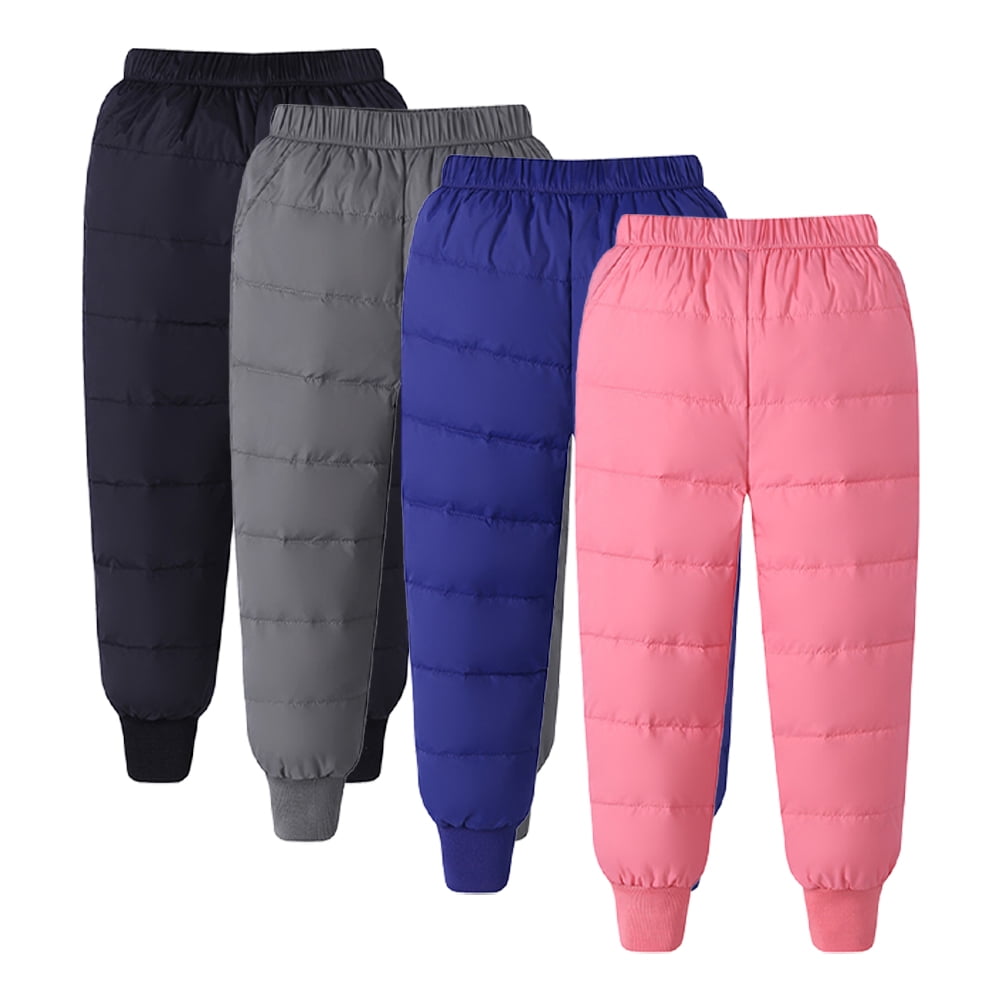 Kids Waterproof Trousers Fleece Lined Boys Girls Children Winter Thermal  Softshell Pants for Ski Walking Hiking Snow Outdoor Stretch Plush Solid  Color Keep Warm Casual Leggings Home Pants - Walmart.com